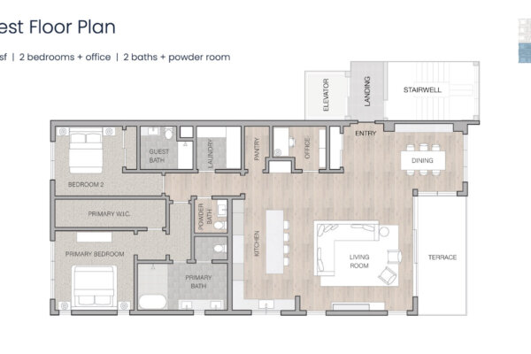 Copper creek floor plan west